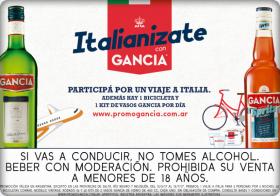 Promo Italianizate con Gancia. 